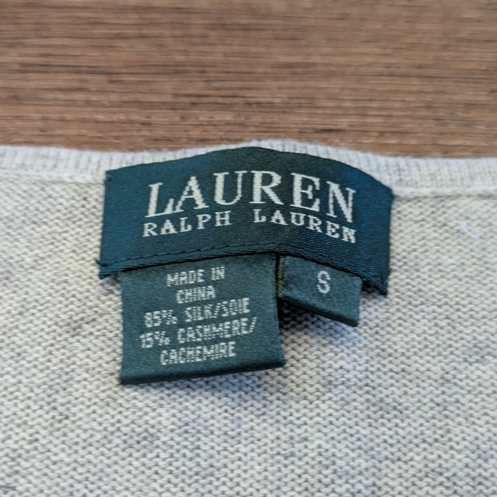 NWT Ralph Lauren Silk Cashmere Tank Top Sz Small - Picture 4 of 13